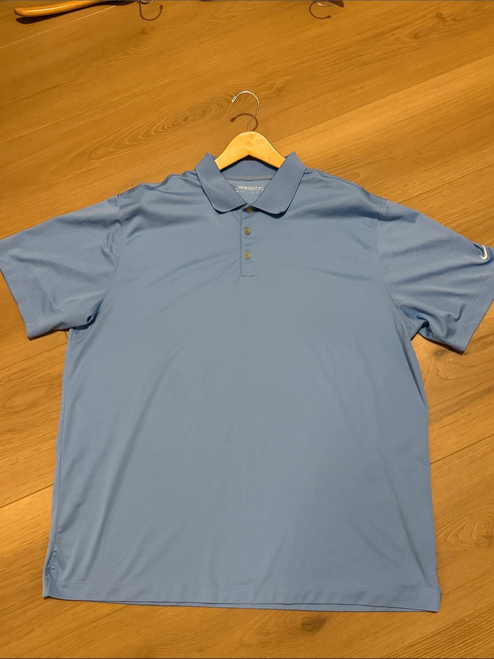 Men's Nike Golf Light Sky Blue Performance Polo Shirt